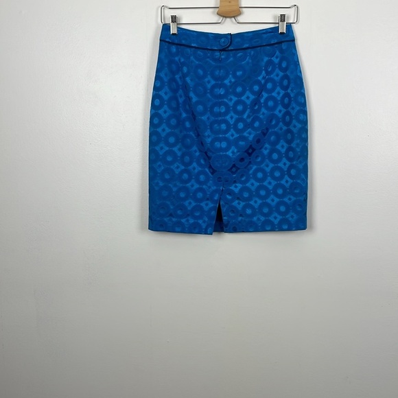 Maeve Womens 2 Pencil Skirt Zip Button Back Closure Circle Design Lined Skirt - Picture 5 of 10